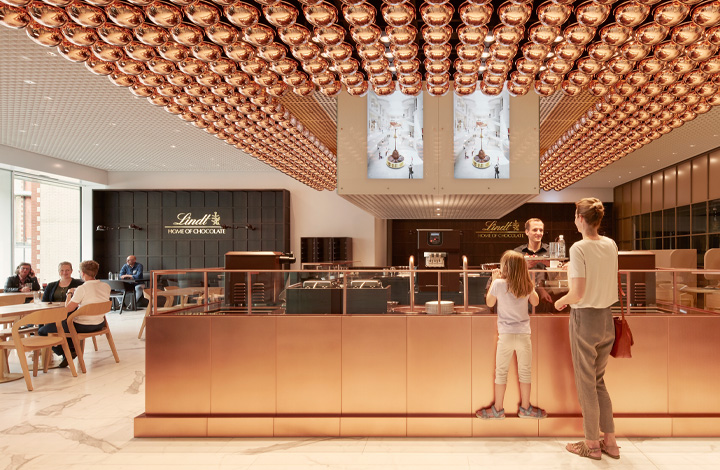 Come and enjoy the Café at the Lindt Home of Chocolate Come and enjoy the Café at the Lindt Home of Chocolate